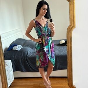 Colorful Tie-Dye dress